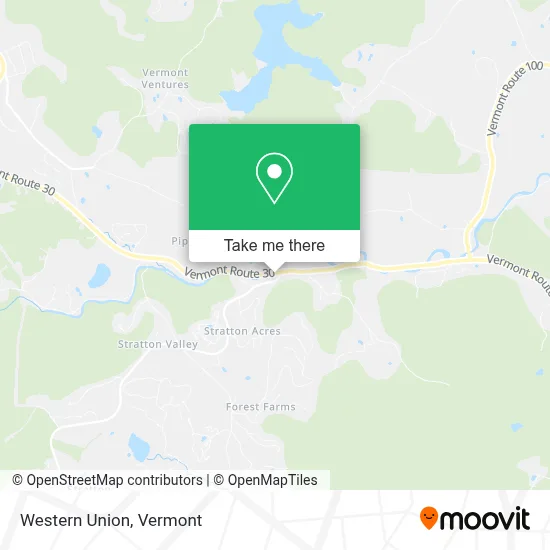 Western Union map