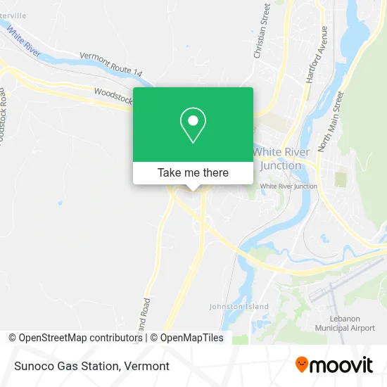 Sunoco Gas Station map