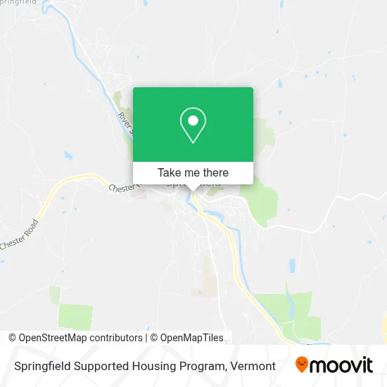 Springfield Supported Housing Program map