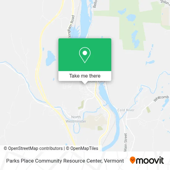 Parks Place Community Resource Center map