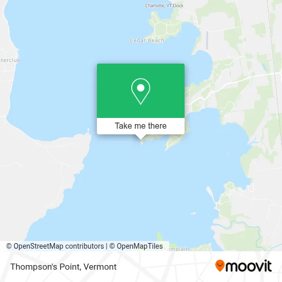Thompson's Point map