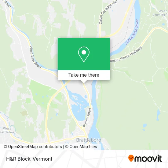 H&R Block map