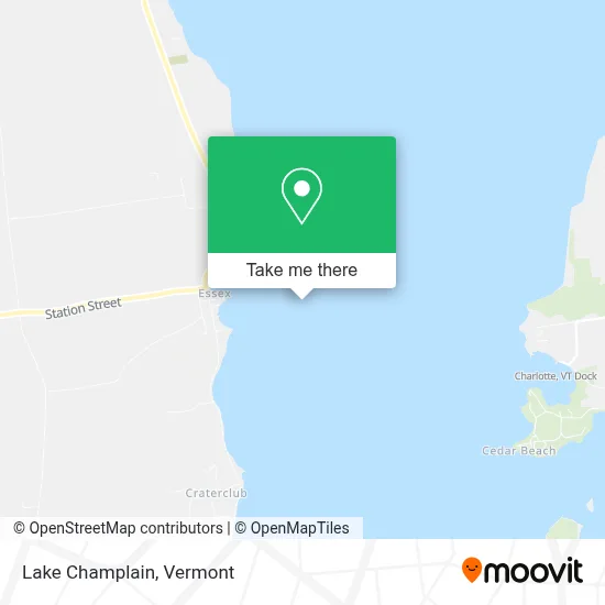 Lake Champlain map