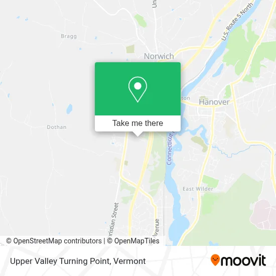 Upper Valley Turning Point map