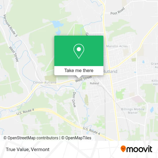 True Value map
