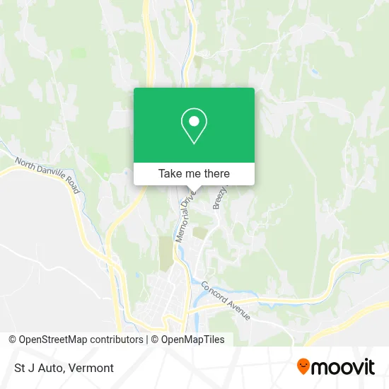 St J Auto map