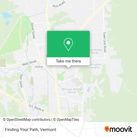 Finding Your Path map