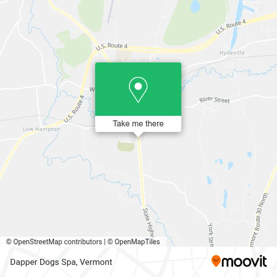 Dapper Dogs Spa map