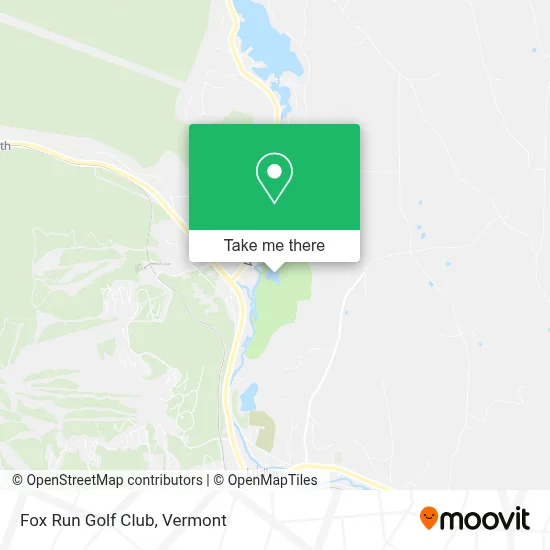 Fox Run Golf Club map