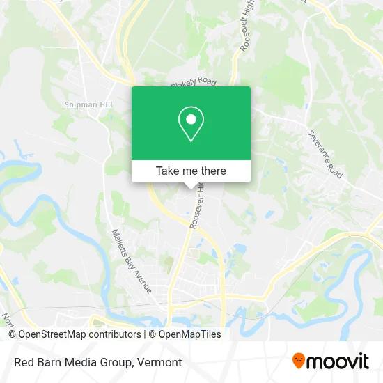 Red Barn Media Group map