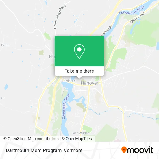 Dartmouth Mem Program map