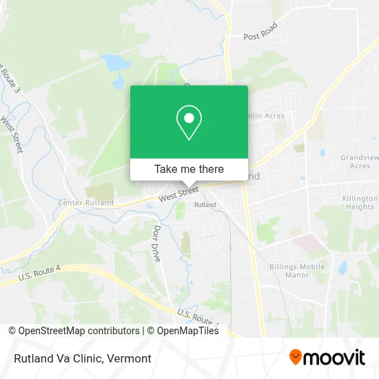 Rutland Va Clinic map