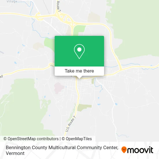 Bennington County Multicultural Community Center map