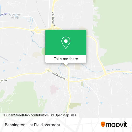 Bennington List Field map