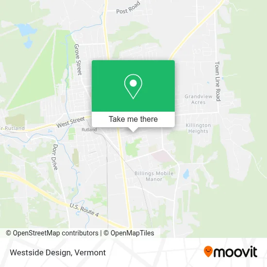 Westside Design map