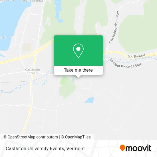 Castleton University Events map
