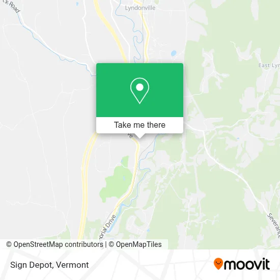 Sign Depot map