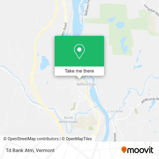 Td Bank Atm map