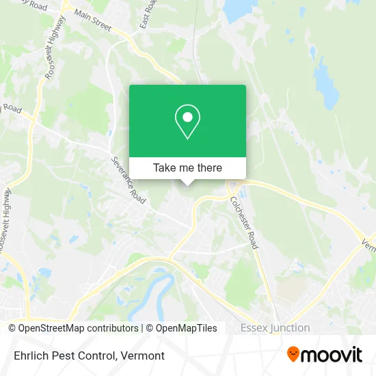 Ehrlich Pest Control map