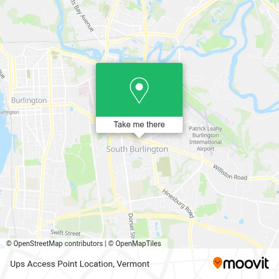 Ups Access Point Location map