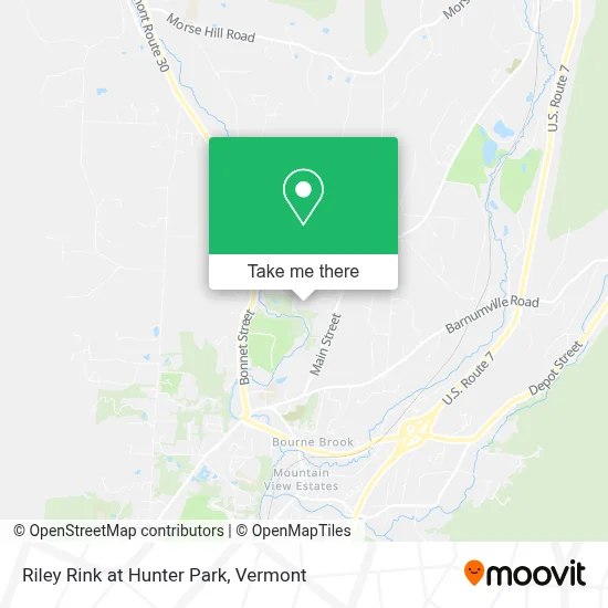 Riley Rink at Hunter Park map