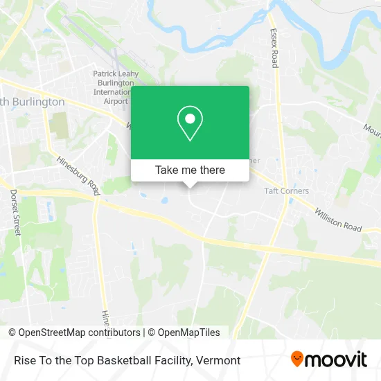 Rise To the Top Basketball Facility map