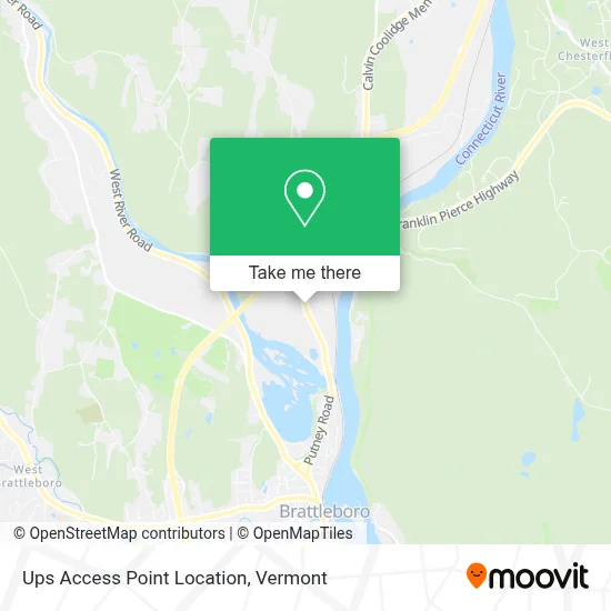 Ups Access Point Location map