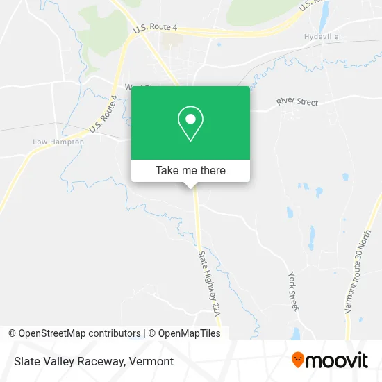 Slate Valley Raceway map