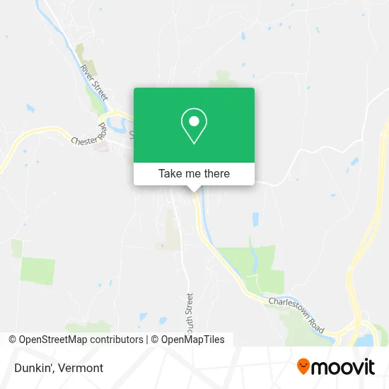 Dunkin' map