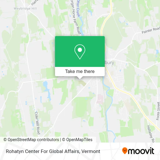 Rohatyn Center For Global Affairs map