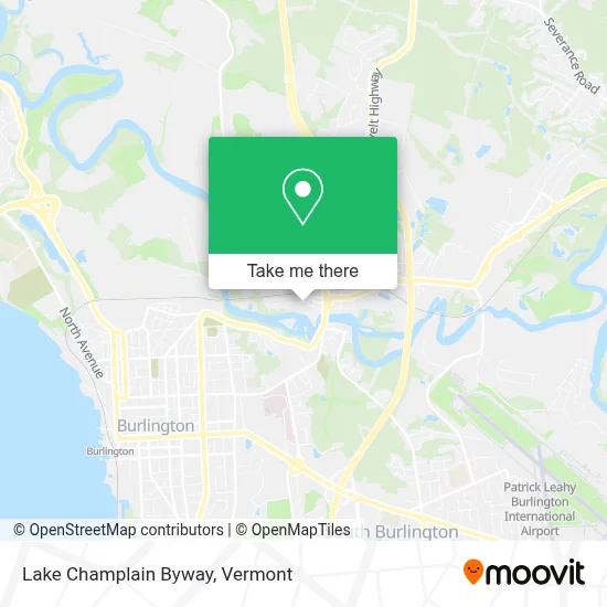 Lake Champlain Byway map
