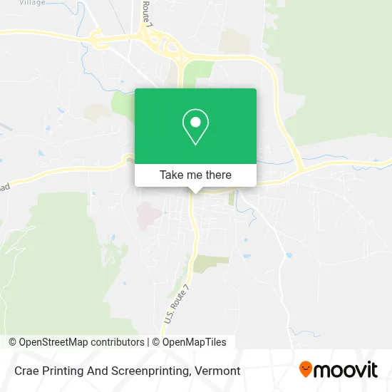 Crae Printing And Screenprinting map