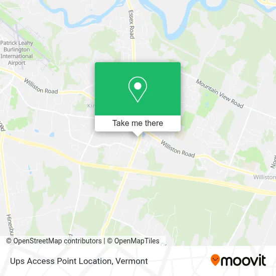 Ups Access Point Location map