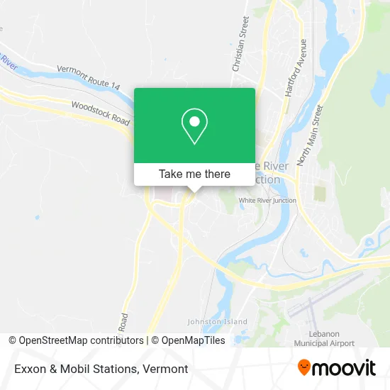 Exxon & Mobil Stations map