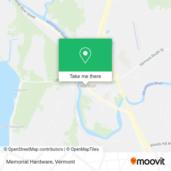 Memorial Hardware map