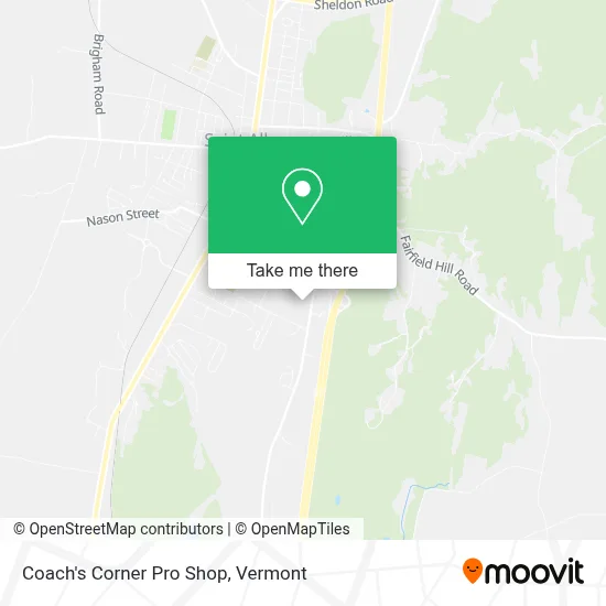 Coach's Corner Pro Shop map