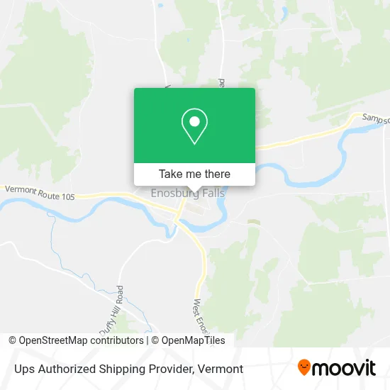 Ups Authorized Shipping Provider map
