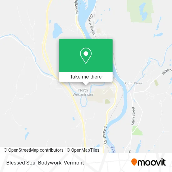 Blessed Soul Bodywork map