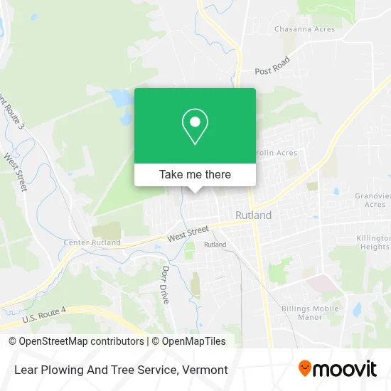 Lear Plowing And Tree Service map