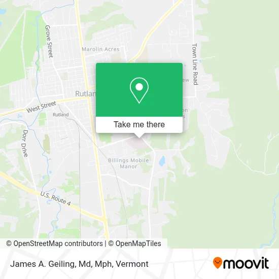 James A. Geiling, Md, Mph map