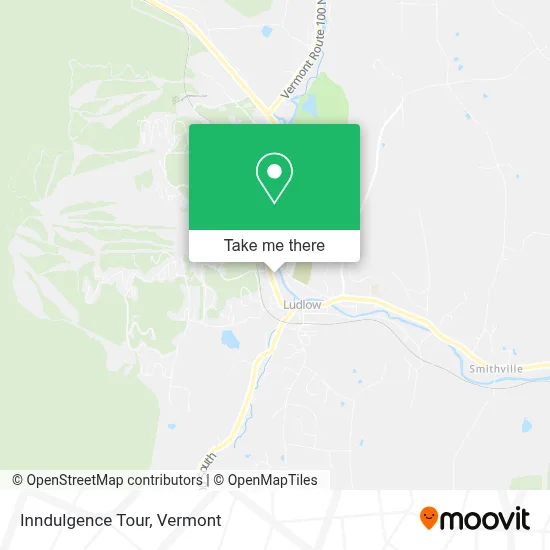 Inndulgence Tour map