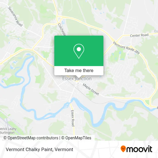 Vermont Chalky Paint map