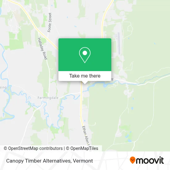 Canopy Timber Alternatives map