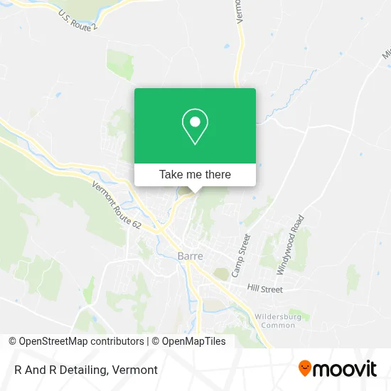 R And R Detailing map