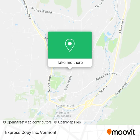 Express Copy Inc map