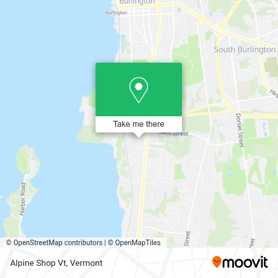 Alpine Shop Vt map