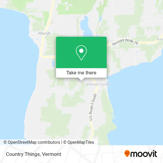 Country Things map