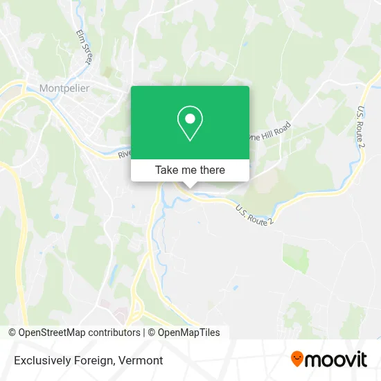 Exclusively Foreign map