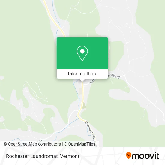 Rochester Laundromat map