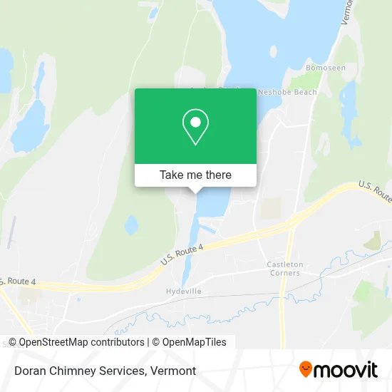 Doran Chimney Services map